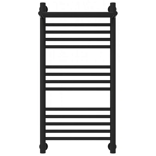 Полотенцесушитель водяной Сунержа Богема+ 31-0223-8040, 800x400, с полкой, цвет матовый черный