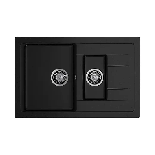 Мойка кухонная GRANFEST GF - Q775KL (черный)