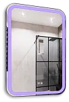 Зеркало Raval Сигма 55х80 сенсор RGB Бегущий свет, Sgm.02.550x800.RGB/W/RL
