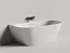 Ванна Salini Sofia 102527MF, 160 х 79 см, из искусственного камня S-Stone, цвет белый матовый, покраска по RAL полностью