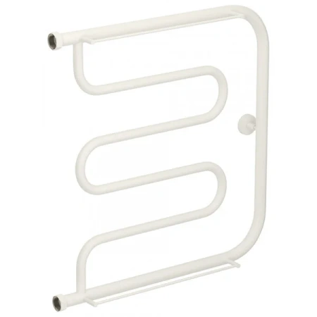 Полотенцесушитель водяной Сунержа Лира+ 30-4012-6060, 600x600, с 2 полками, цвет матовый белый