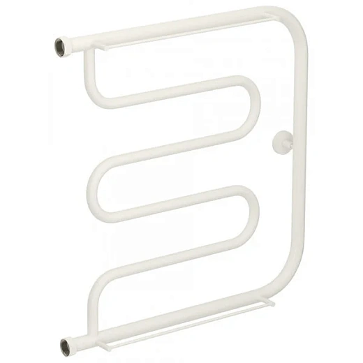 Полотенцесушитель водяной Сунержа Лира+ 30-4012-6060, 600x600, с 2 полками, цвет матовый белый