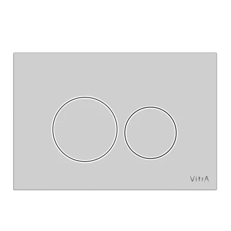 Кнопка смыва для инсталляции VitrA Origin 740-2480 двойной смыв, глянцевая хром, 740-2480