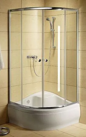 Душевой уголок Radaway Classic A 1700 80x80x170 коричневое/хром