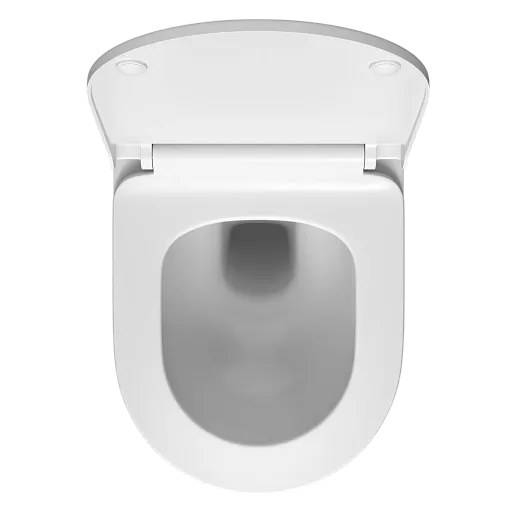 Комплект инсталяции VitrA Integra Round с унитазом безободковый, с сиденьем микролифт, кнопка смыва глянцевый хром, 9856B003-7205
