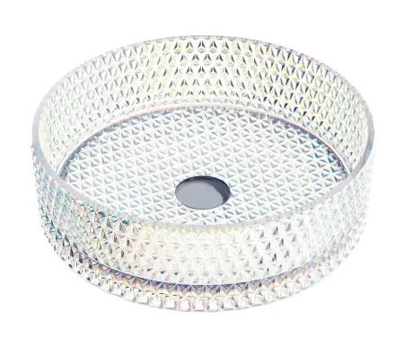 Раковина Ceramicanova Cristal CN6059, 36 см, стекло, цвет неон