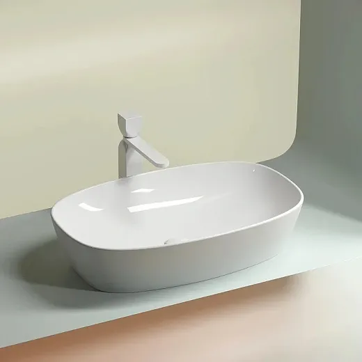 Умывальник Ceramicanova Element CN6049 60см сантехфарфор белый, CN6049