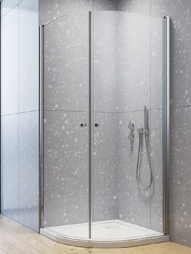 Душевой уголок Radaway EOS PDD I 90 х 90 х 197 см, стекло прозрачное, профиль хром, 137603-01-01