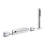 Врезной каскадный смеситель для ванны с душем Ravak Chrome CR 025,00