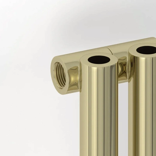 Радиатор отопления Сунержа Эстет-0, 4 секции, боковое подключение, цвет шампань, 020-0331-5004