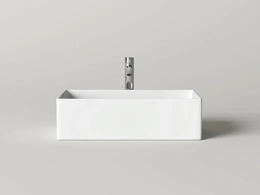 Умывальник накладной Ceramicanova Адель (Adele) 56x34.5x16см, белый, CN6088