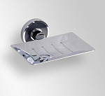 Мыльница прямоугольная Bemeta Trend-i 104108082b 12.5 x 11.5 x 5 см, хром, черный