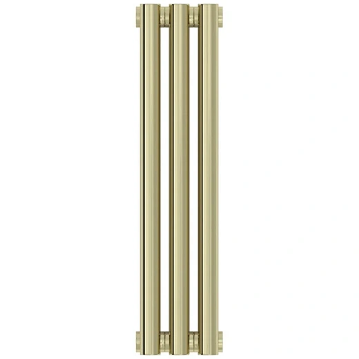 Радиатор отопления Сунержа Эстет-00, 3 секции, боковое подключение, цвет шампань, 020-0332-5003 Радиатор отопления Сунержа Эстет-00, 3 секции, боковое подключение, цвет шампань, 020-0332-5003