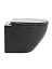 AQM2002MB Унитаз подвесной AQUAme с сиденьем SoftClose, технология смыва Rimless, скрыт. крепеж. Черный мат AQM2002MB Унитаз подвесной AQUAme с сиденьем SoftClose, технология смыва Rimless, скрыт. крепеж. Черный мат