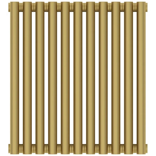 Радиатор трубчатый Сунержа Эстет-00, 11 секций, боковое подключение, цвет матовое золото, 032-0332-5011