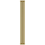 Радиатор трубчатый Сунержа Эстет-0, 3 секции, боковое подключение, цвет матовое золото, 032-0331-1203 Радиатор трубчатый Сунержа Эстет-0, 3 секции, боковое подключение, цвет матовое золото, 032-0331-1203