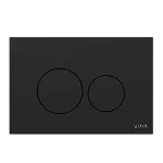 Кнопка смыва для инсталляции VitrA Origin двойной смыв, матовая черная, 740-2411