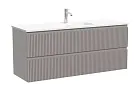 Тумба под раковину Sancos Snob R SNR120/39SM, 120 см, подвесная, Doha Soft