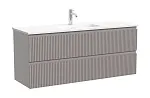 Тумба под раковину Sancos Snob R SNR120/39SM, 120 см, подвесная, Doha Soft