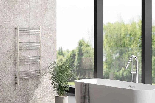 Полотенцесушитель электрический Сунержа Богема 3.0, 1000х500, хром, подключение слева, 00-5804-1050