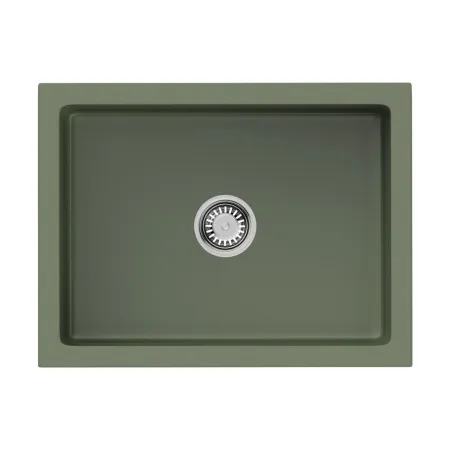 Кухонная мойка из керамики Omoikiri Mikura 61-OL Natceramic/olive