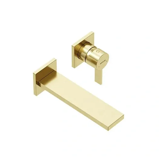 Смеситель для раковины Sancos Linn SC9021BG, PVD золото брашированное
