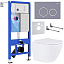 Комплект инсталляции с унитазом 6 в 1 Roxen StounFix Dual Fresh 966051 (состоит из: 710200, Santi 410260DG, 530185-01) Комплект инсталляции с унитазом 6 в 1 Roxen StounFix Dual Fresh 966051 (состоит из: 710200, Santi 410260DG, 530185-01)