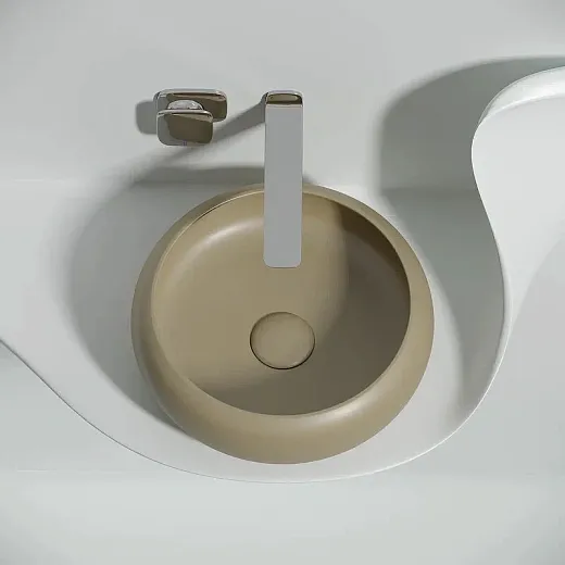 Умывальник Ceramicanova Element CN6050MC 36см сантехфарфор капучино матовый, CN6050MC