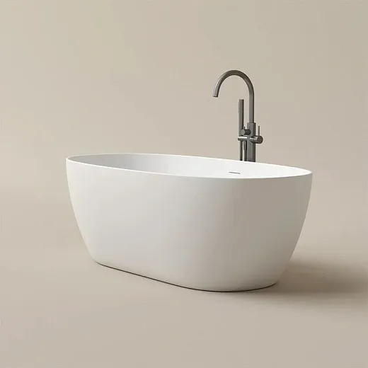 Aкриловая ванна Sancos Oval FB21 отдельностоящая, 170 х 80 см, белый