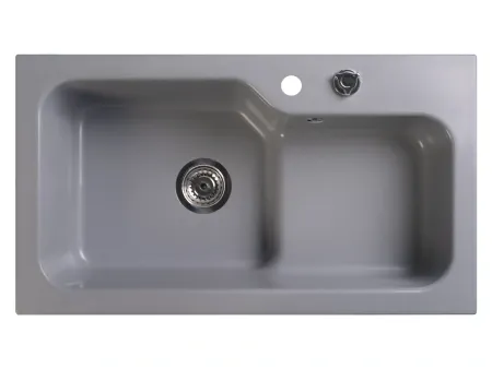 Мойка кухонная Belux SG-REC-HALF-8045-01 Серый сланец, 4810924266644