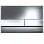 Инсталляция Ceramicanova Envision с унитазом Ceramicanova Metric CN3007_1002CH_1000 Rimless CN3007, крышка микролифт, сантехфарфор, клавиша Flat хром глянцевый