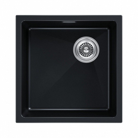 Кухонная мойка Paulmark Lumi 45 Uni Skew LU45SK-BLM чёрный маталлик