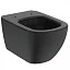T0079V3+T3527V3 Унитаз подвесной Ideal Standard Tesi AQUABLADE + сиденье тонкое Soft-close, Silk Black
