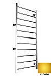 Полотенцесушитель Ростела Виктория боковое подключение 1" 50x120 11 перекладин золото