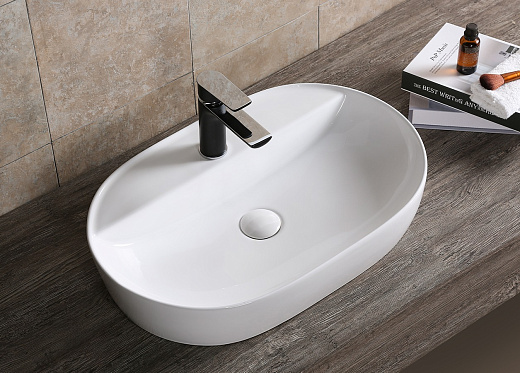 Умывальник накладной Cerutti SPA CR0076 50x38 белый