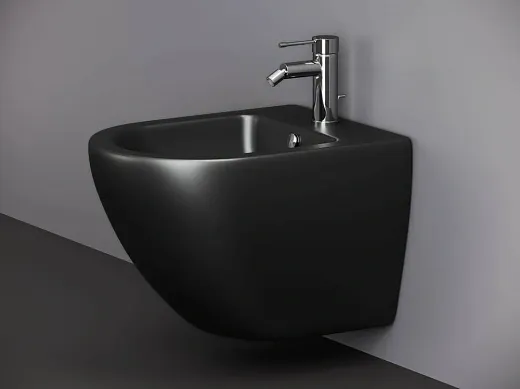 Подвесное биде Ceramicanova Metropol черный матовый, CN4003MB, сантехфарфор