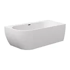 Ванна акриловая пристенная Ravak FREEDOM Corner P 170x80, слив-перелив черный, XC00100042