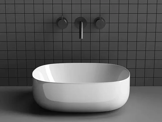 Умывальник Ceramicanova Element CN6018 46х35х15.5см накладной овальный без перелива, CN6018