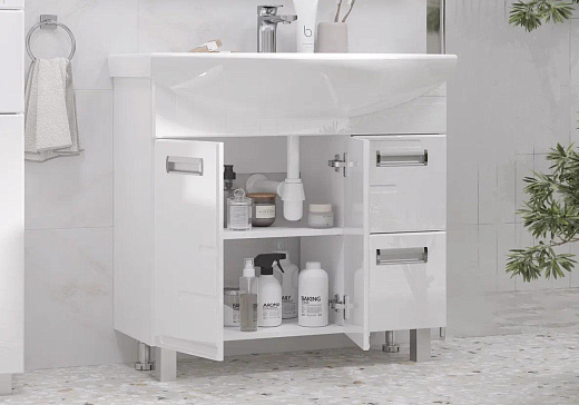 Тумба с умывальником Volna Joli tnJOLI80.2D.2Y-01-1 Балтика 80