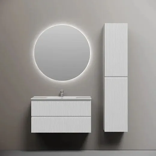Тумба под раковину Sancos Snob R SNR90W, 90 см подвесная, Bianco