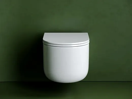 Подвесной унитаз Ceramicanova Ulma, CN4006T, Торнадо, безободковый, крышка-сиденье микролифт, белый, сантехфарфор