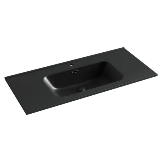 Умывальник Ceramicanova Element CN7003MB 101х46.5х12.5см встраиваемый, CN7003MB