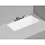 Ванна Salini Orlanda Kit 102115MF 160 х 70 см, из искусственного камня S-Sense, с донным клапаном, цвет белый матовый, покраска по RAL полностью