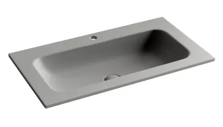Раковина Ceramicanova Grace CN7012MH, 80 см, фарфор, антрацит матовый