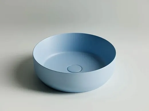 Раковина Ceramicanova Element CN6022ML 39 x 39 x 12 см, накладная, круглая, без перелива, сантехфарфор