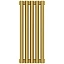 Радиатор трубчатый Сунержа Эстет-00, 5 секций, боковое подключение, цвет золото, 03-0332-5005
