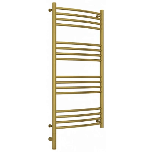 Полотенцесушитель электрический Сунержа Богема 3.0, высота 100 см, ширина 50 см, диммер слева/справа, цвет состаренная латунь, 051-5802-1050/051-5803-1050