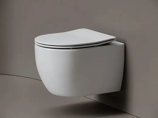 Комплект: инсталляция Ceramicanova Balance с кнопкой Balance Rect золото брашированное и унитаз подвесной Ceramicanova Play Tornado с сиденьем микролифт
