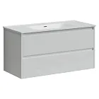 Тумба под раковину Sancos Libra 100, подвесная, белый глянец, LB100W