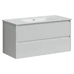 Тумба под раковину Sancos Libra 100, подвесная, белый глянец, LB100W